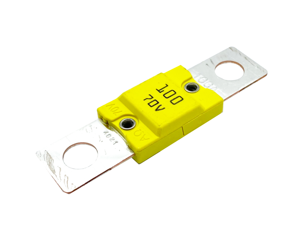 Blade fuse Megafuse 100A Yellow 70V