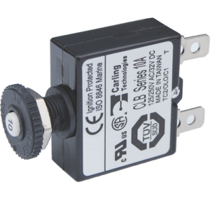 Blue Sea Systems Circuit Breaker Push Button QC 10A