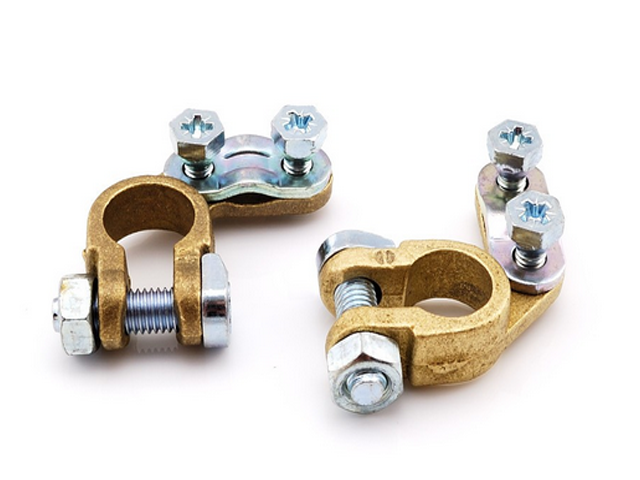 Brass Battery Terminal Clamp Normal Plus