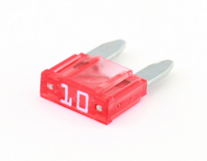 Mini 10A plug-in fuse Red