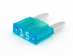 Mini 15A plug-in fuse Blue