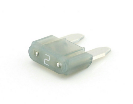 Mini 2A plug-in fuse Grey