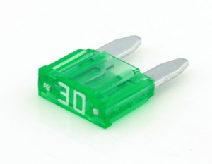 Mini 30A plug-in fuse Green