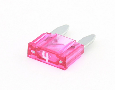 Mini 4A plug-in fuse Pink