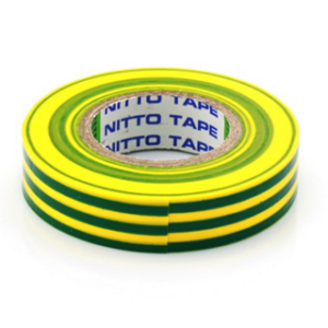 PVC Insulating Tape Yellow-Green 15mm